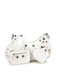 Pre-Owned Balenciaga Xs Le Cagole Giant Studs Shoulder Bag Leather