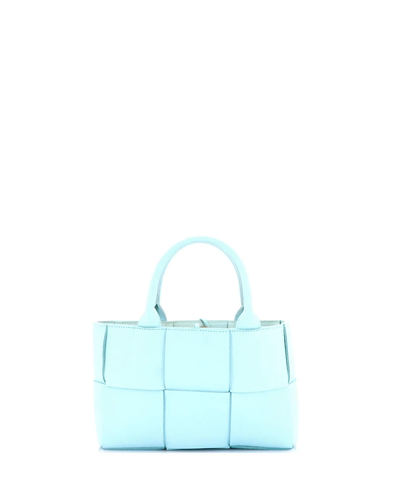 Pre-Owned Bottega Veneta Mini Arco Tote Maxi Intrecciato Leather