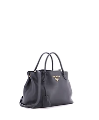 Pre-Owned Prada Medium Dual Strap Convertible Open Tote Vitello Daino