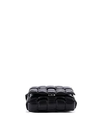 Pre-Owned Bottega Veneta Small Cassette Crossbody Bag Maxi Intrecciato Leather
