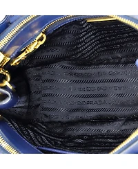 Pre-Owned Prada Small Double Zip Lux Tote Saffiano Leather