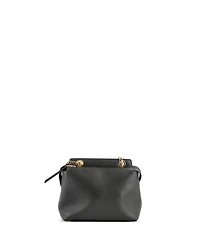 Pre-Owned Fendi Small Flowerland DotCom Convertible Satchel Embellished Leather