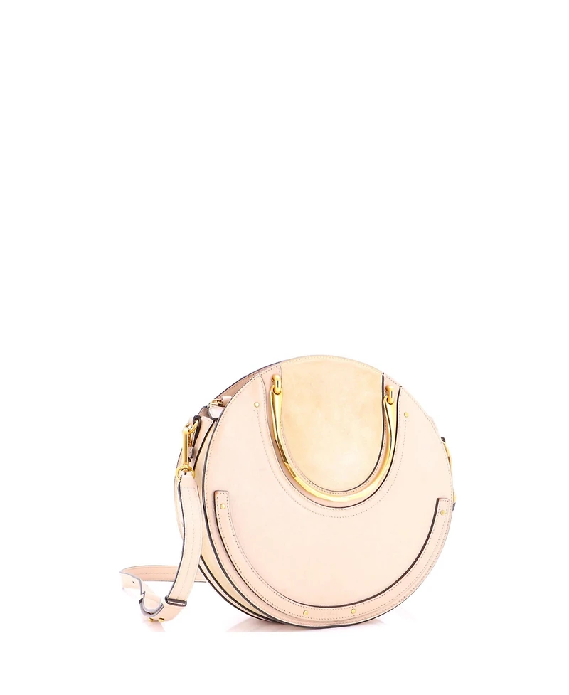 Pre-Owned Chloe Medium Pixie Crossbody Bag Leather and Suede