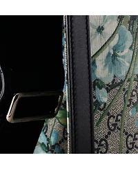 Pre-Owned Gucci Tall Convertible Tote Blooms Print Gg Coated Canvas