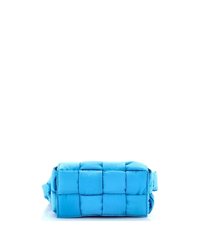 Pre-Owned Bottega Veneta Mini Cassette Belt Bag Padded Maxi Intrecciato Nylon