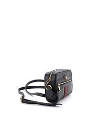 Pre-Owned Gucci Mini Ophidia Shoulder Bag Leather