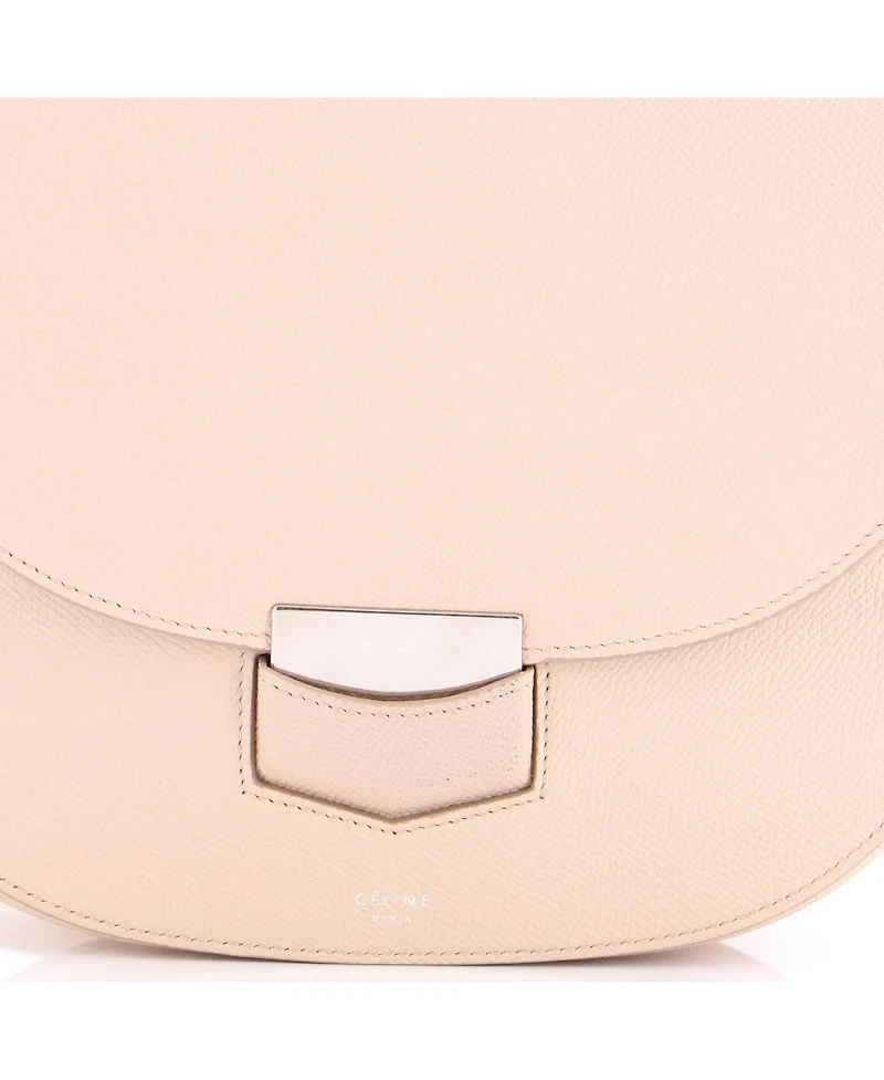 Pre-Owned Celine Medium Trotteur Crossbody Bag Grainy Leather