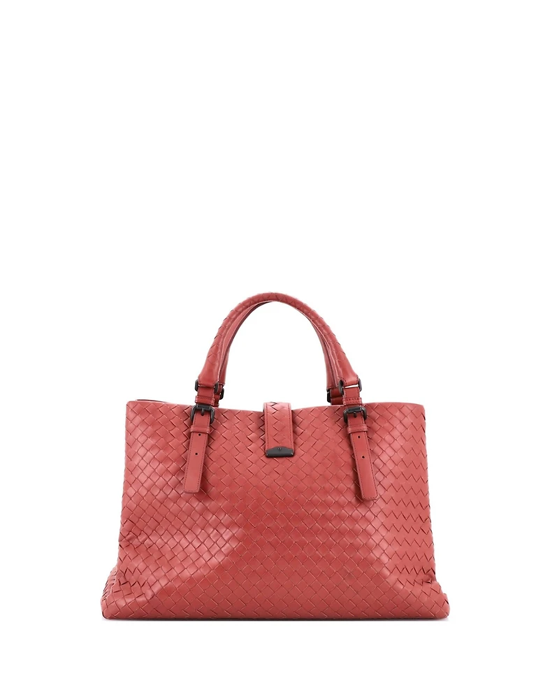 Pre-Owned Bottega Veneta Medium Roma Bag Intrecciato Nappa