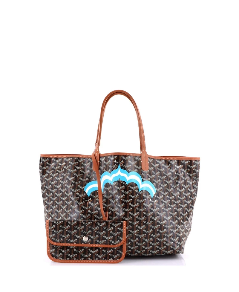 Pre-Owned Goyard Pm Saint Louis Tote Printed Coated Canvas