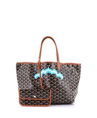Pre-Owned Goyard Pm Saint Louis Tote Printed Coated Canvas