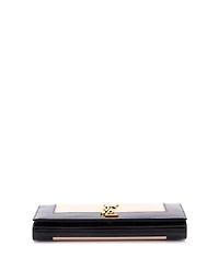 Pre-Owned Saint Laurent Long Classic Monogram Clutch Leather