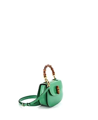Pre-Owned Gucci Mini Bamboo 1947 Top Handle Bag Leather