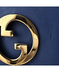 Pre-Owned Gucci Mini Blondie Nm Flap Bag Leather