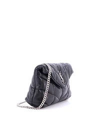 Pre-Owned Saint Laurent Mini Loulou Puffer Shoulder Bag Quilted Leather
