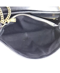 Pre-Owned Saint Laurent Large Loulou Shoulder Bag Matelasse Chevron Leather