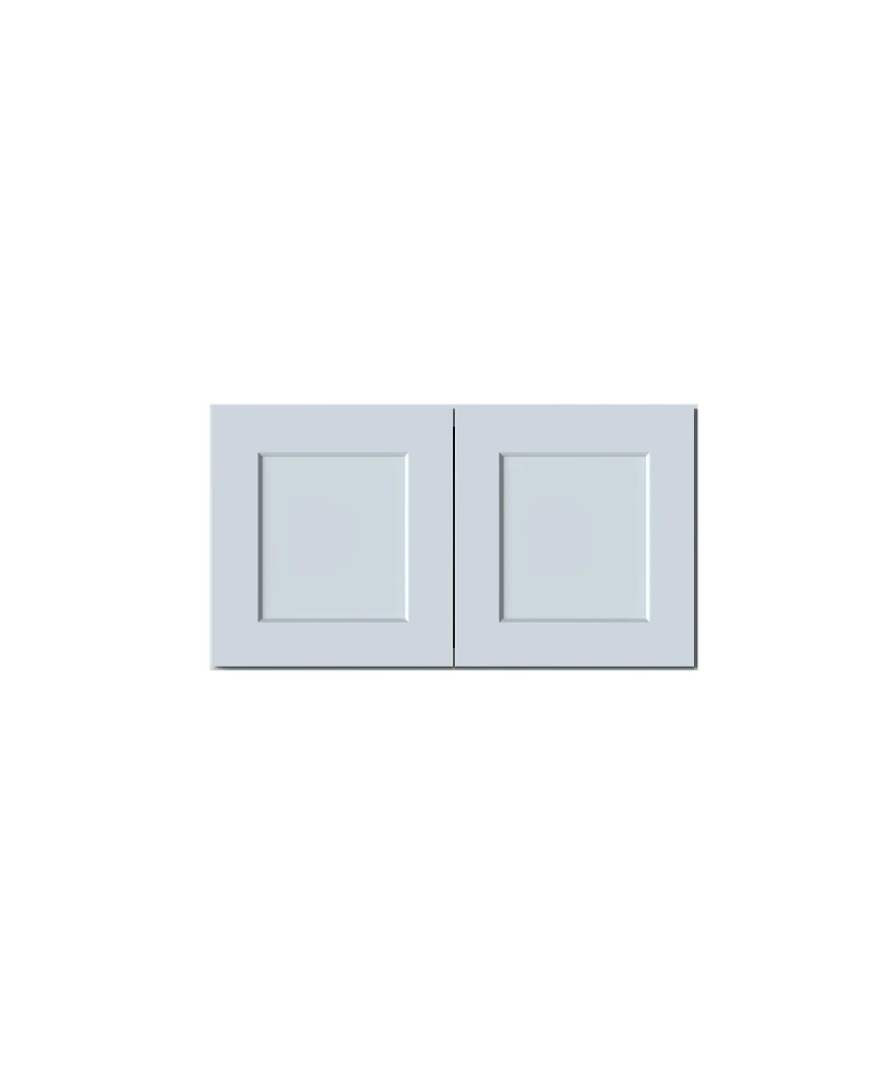 Boyel Living W33" Short Wall Cabinet with Full Overlay Hdf Door for Custom Kitchen or Bathroom