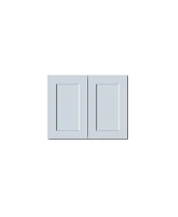 Boyel Living W30" Dove Wall Cabinet with Full Overlay Hdf Door for Custom Kitchen or Bathroom