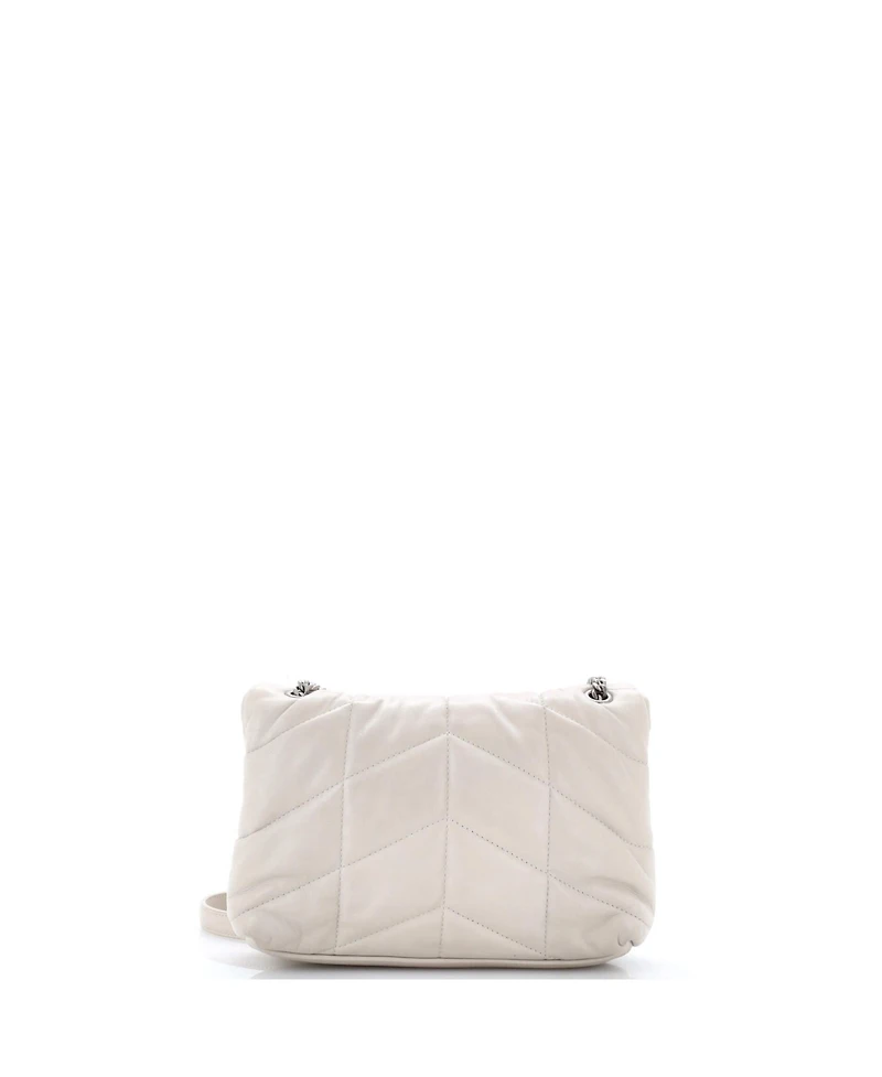 Pre-Owned Saint Laurent Mini Loulou Puffer Shoulder Bag Quilted Leather