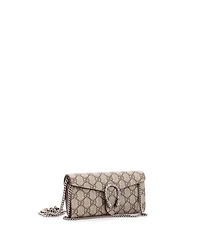 Pre-Owned Gucci Long Dionysus Chain Wallet Gg Coated Canvas