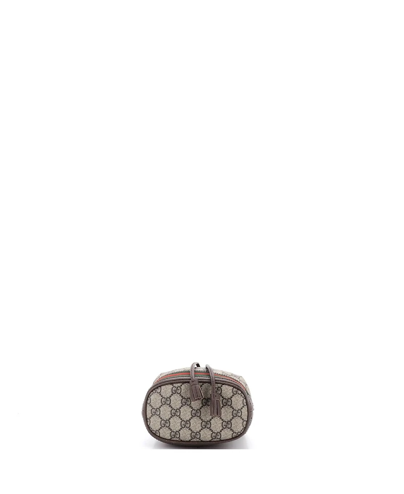 Pre-Owned Gucci Mini Ophidia Bucket Bag Gg Coated Canvas