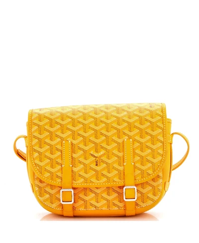 Pre-Owned Goyard Pm Belvedere Messenger Bag Coated Canvas