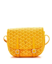 Pre-Owned Goyard Pm Belvedere Messenger Bag Coated Canvas