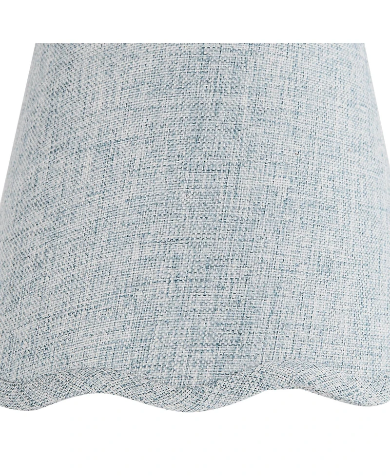 Springcrest Mylie Scallop Empire Lamp Shade 4x6x5.5 (Clip-On) Set of