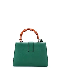 Pre-Owned Gucci Medium Dionysus Bamboo Top Handle Bag Leather