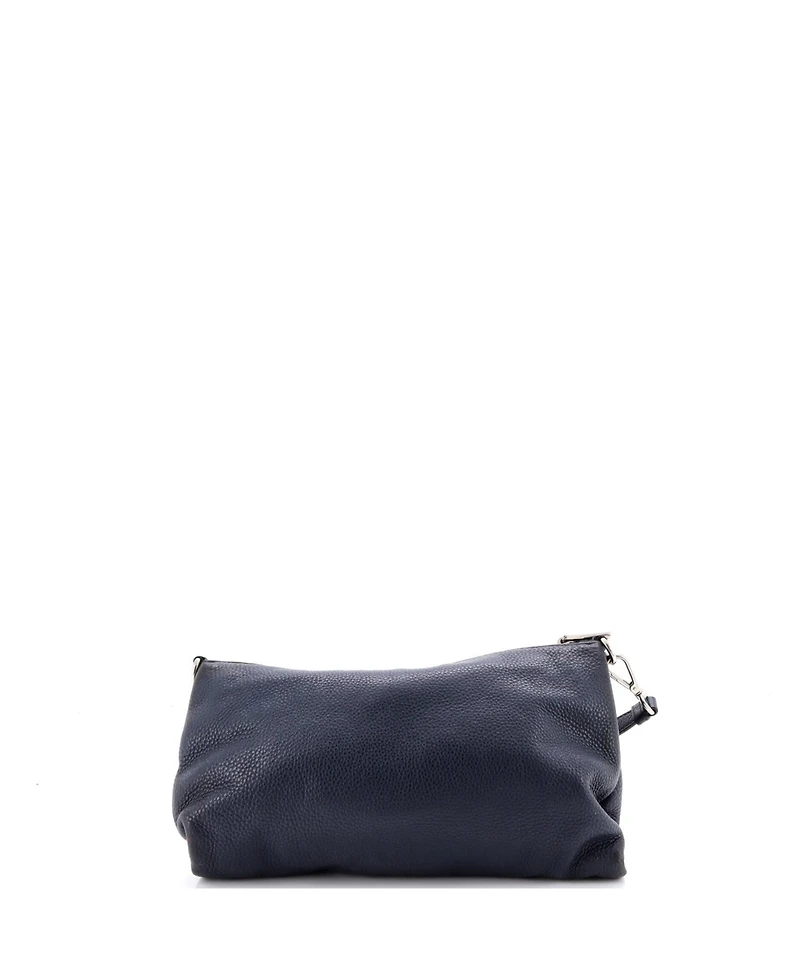 Pre-Owned Prada Mini Flat Zip Crossbody Bag Vitello Daino