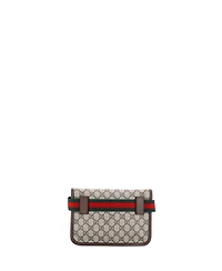Pre-Owned Gucci Neo Vintage Flap Belt Bag Gg Coated Canvas