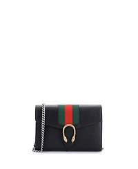 Pre-Owned Gucci Small Dionysus Web Chain Wallet Leather