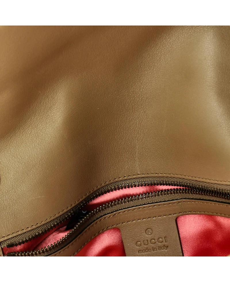 Pre-Owned Gucci Small Gg Marmont Flap Bag Matelasse Velvet