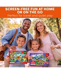 Quokka Magnetic Puzzles for Kids Ages 4-6 - 100 Pcs Puzzle Book Toddlers 3-5