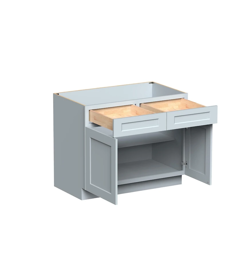 Boyel Living W42" Standard Base Cabinet with Full Overlay Hdf Door and Dovetail Drawer