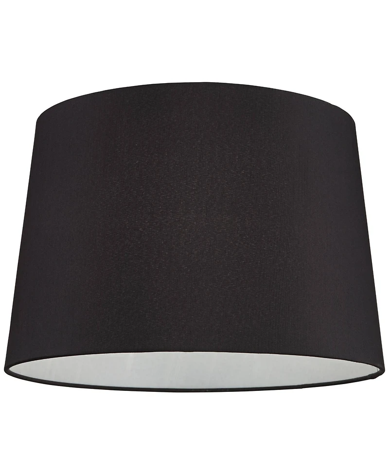 Springcrest Set of 2 Hardback Drum Lamp Shades Medium 13" Top x 15" Bottom x 10" High Spider Replacement Harp Finial Fitting