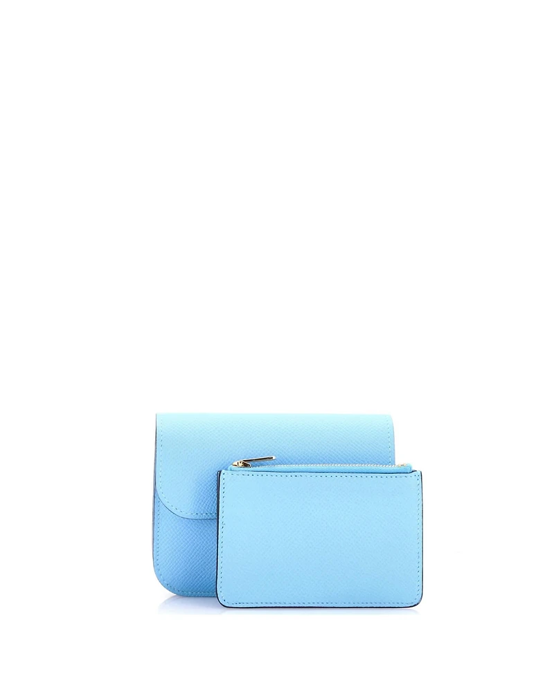 Pre-Owned Hermes Constance Slim Wallet Epsom