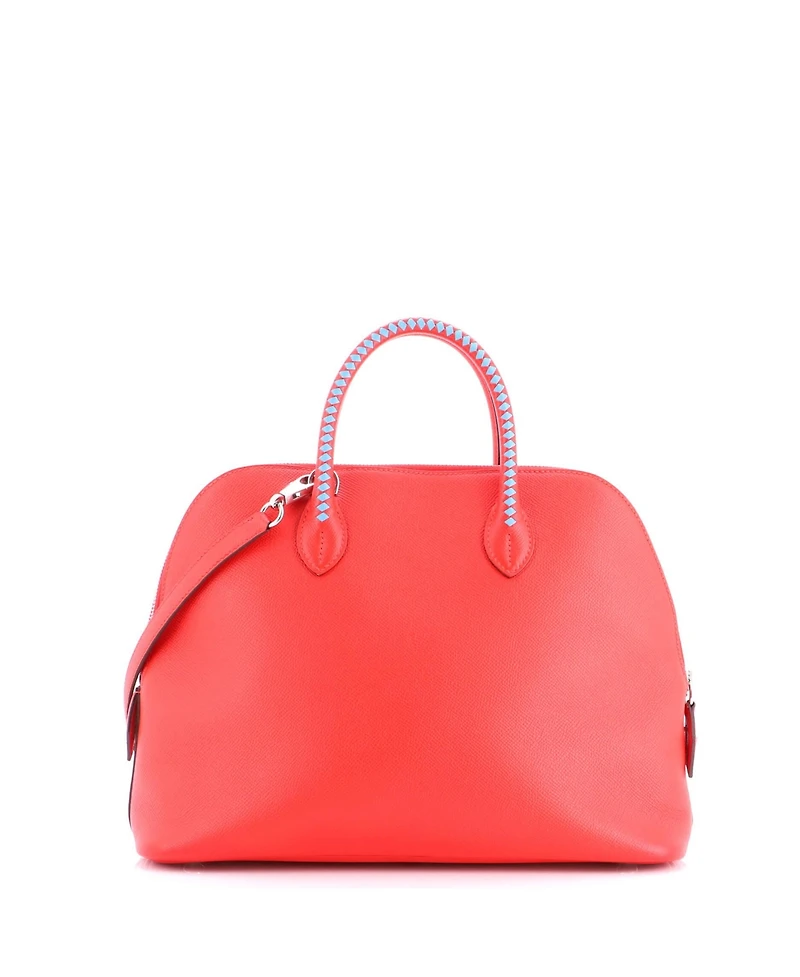 Pre-Owned HERMES 30 Bolide 1923 Bag Tressage Epsom