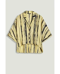 Nocturne Women's Printed Short Sleeve Shirt
