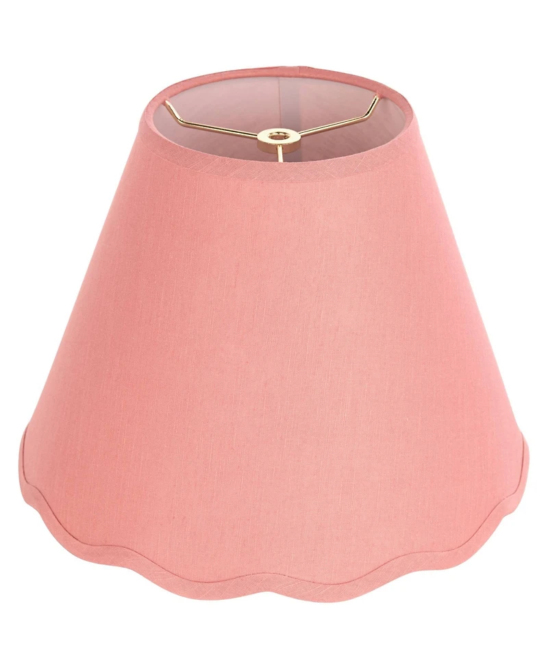 Springcrest Mylie Rose Pink Scallop Empire Shade 6x12x9.5x9