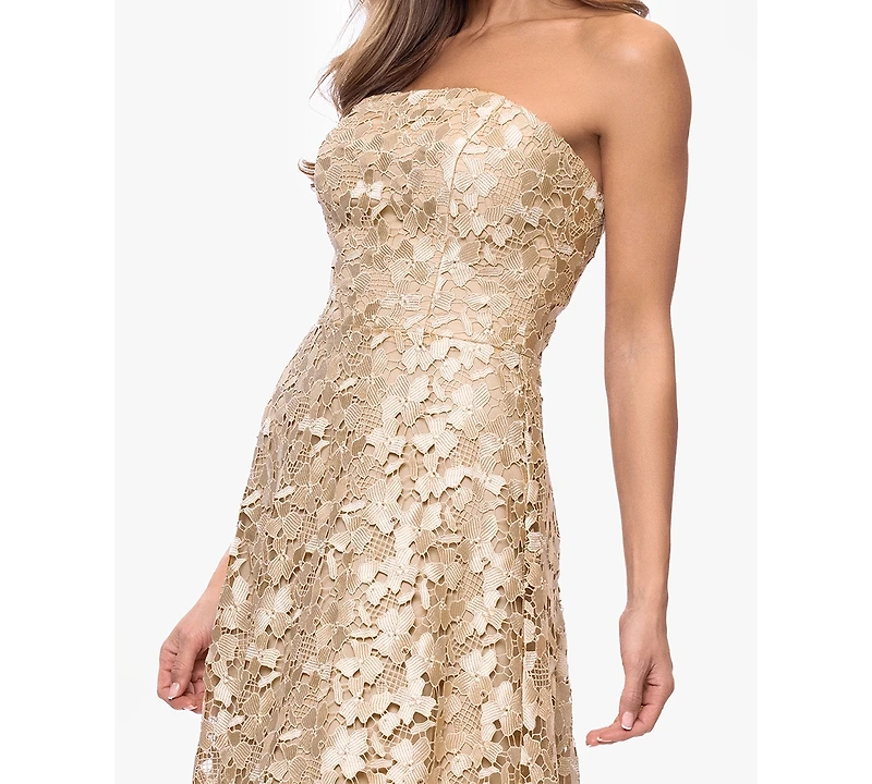 Xscape Women's Sleeveless Strapless Gown