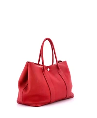 Pre-Owned HERMES 36 Garden Party Tote Leather with Printed Interior