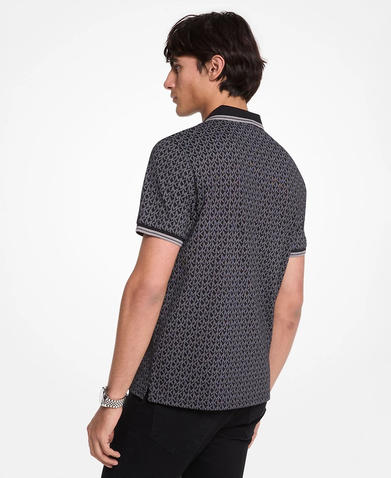 Michael Kors Men's Signature Greenwich Regular Fit Polo Shirt
