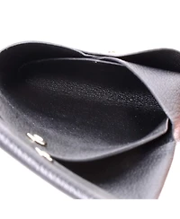 Pre-Owned HERMES Calvi Duo Card Holder Chevre Mysore