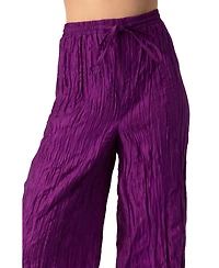 Ivonne Women's Pleated Pants with Ankle Ties