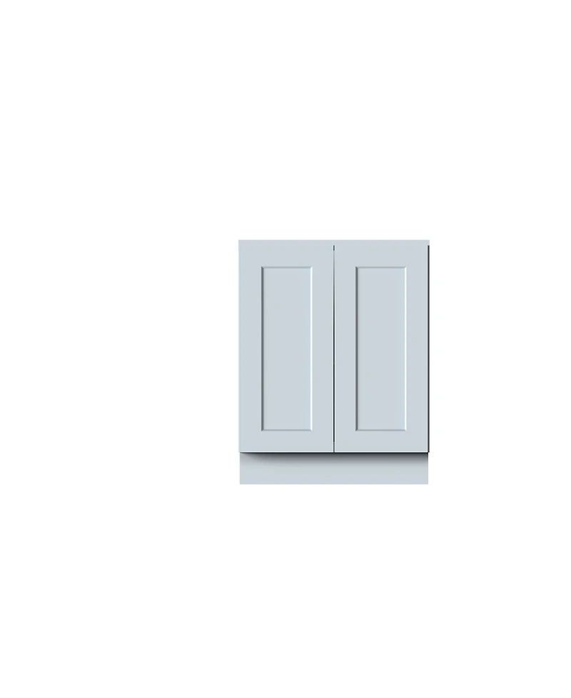 Boyel Living W27" Dove Full Height Door Base Cabinet with Full Overlay Hdf Door and Dovetail Drawer