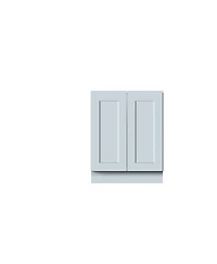 Boyel Living W27" Dove Full Height Door Base Cabinet with Full Overlay Hdf Door and Dovetail Drawer