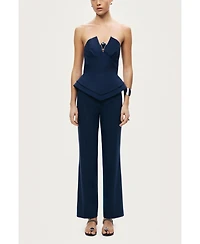 Nocturne Women's Strapless Sculpted Bustier Top