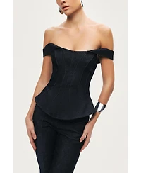 Nocturne Women's Off-Shoulder Sculpted Bustier