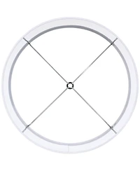 Springcrest Set of 2 Drum Lamp Shades Medium 14" Top x 14" Bottom x 11" High Spider with Replacement Harp and Finial Fitting