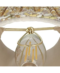 Springcrest 3 1/2" Top x " Bottom x 5" High x 5" Slant Print Lamp Shade Replacement Set of Pleated Clip On Candelabra